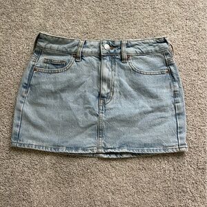 PacSun Light Blue Denim Skort